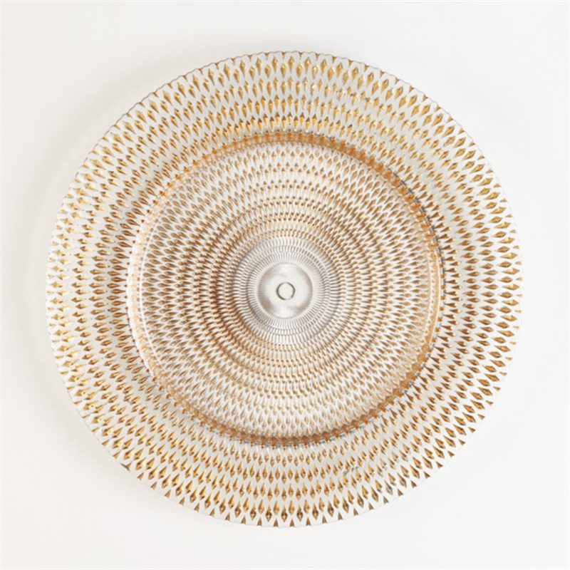 Wholesale Glass Charger Plate PZ-044 - Image 2